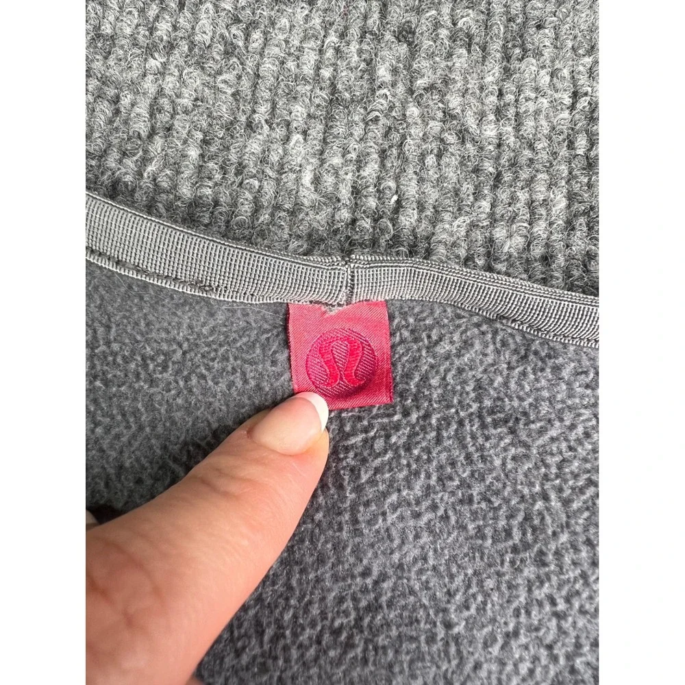 Lululemon Fleece Crewneck Sweatshirt Men's XL Grey Tie Dye Asphalt Pullover